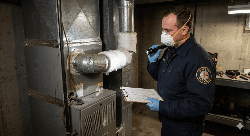HVAC Asbestos Testing in Johnston