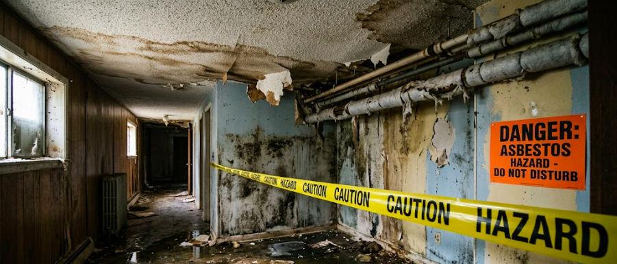 Can Water Damage Disturb Asbestos Materials in Your Home?