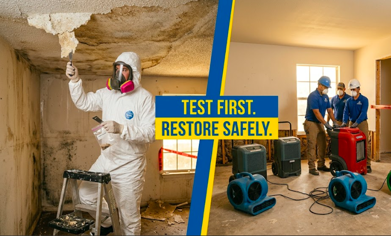Should You Test for Asbestos Before or After Water Damage Restoration in McAllen, TX?